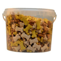 Chrumkavé kostičky puppy mini mix 800g vedro